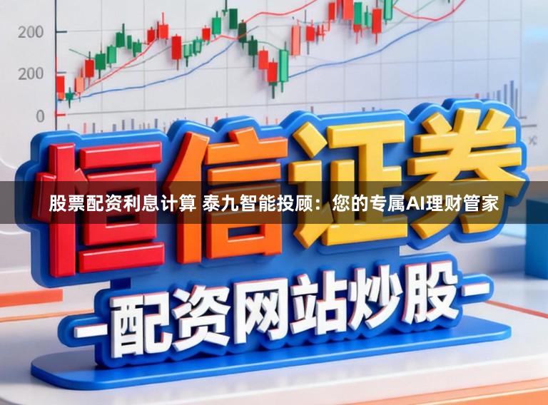 股票配资利息计算 泰九智能投顾：您的专属AI理财管家